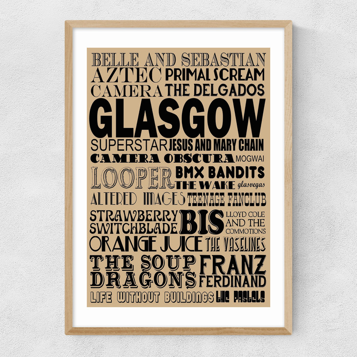 Glasgow Narrow Oak Frame Glasgow Narrow Oak Frame