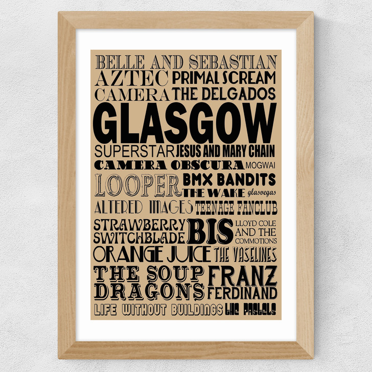 Glasgow Wide Oak Frame Glasgow Wide Oak Frame