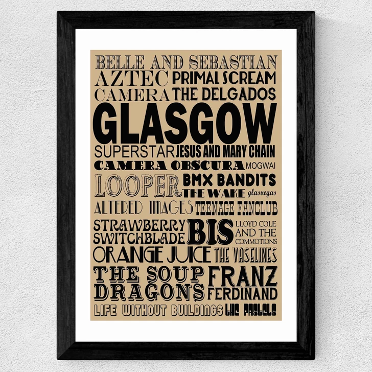 Glasgow Wide Black Frame