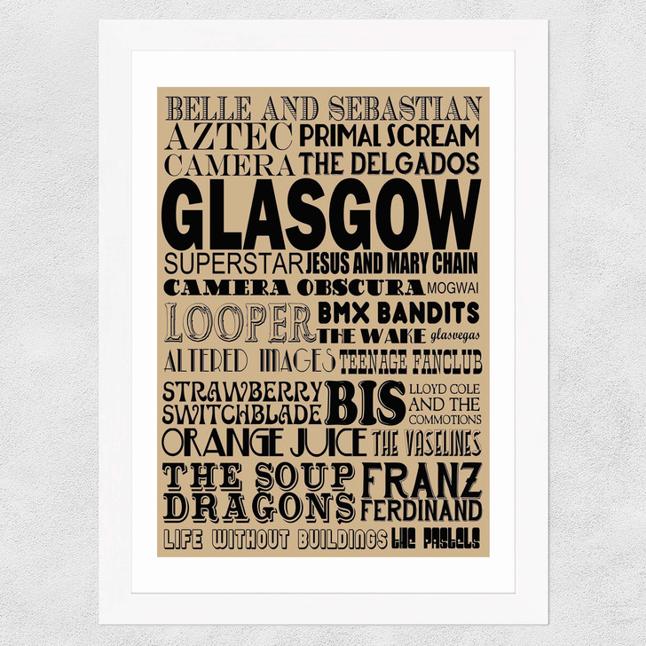 Glasgow Wide White Frame