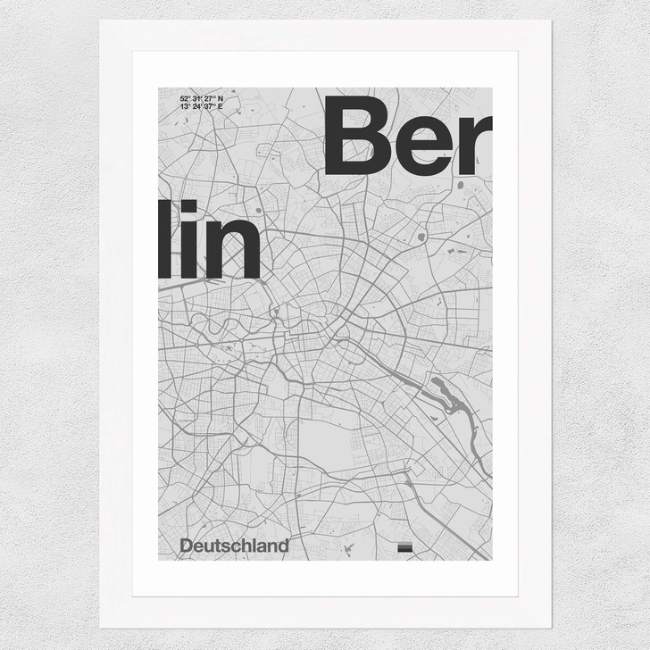 Berlin Club 4 Wide White Frame