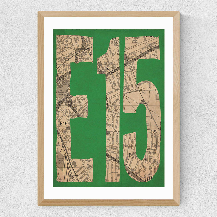 E15 Medium Oak Frame