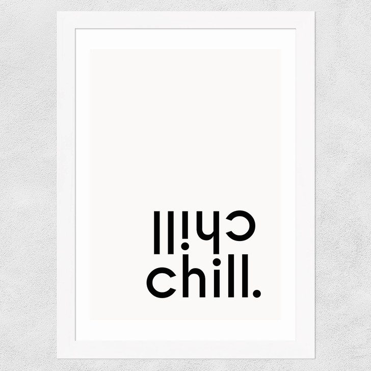 Chill Chill Wide White Frame Chill Chill Wide White Frame