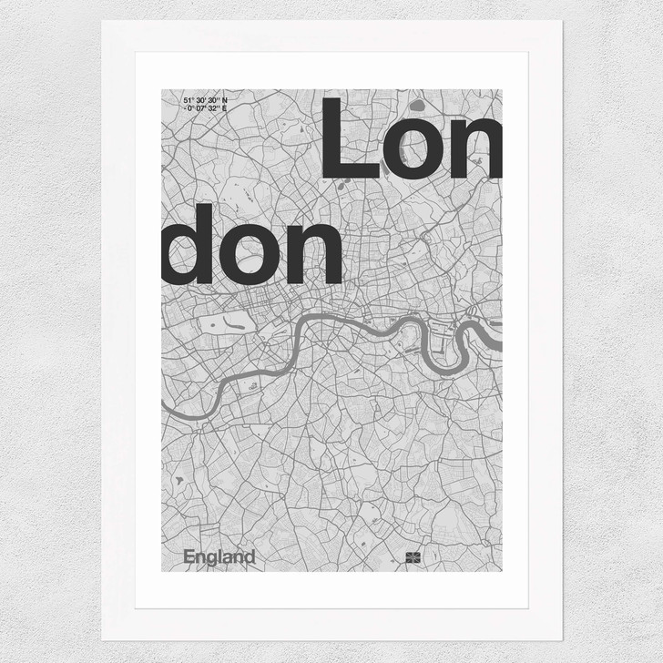 London Club 4 Wide White Frame