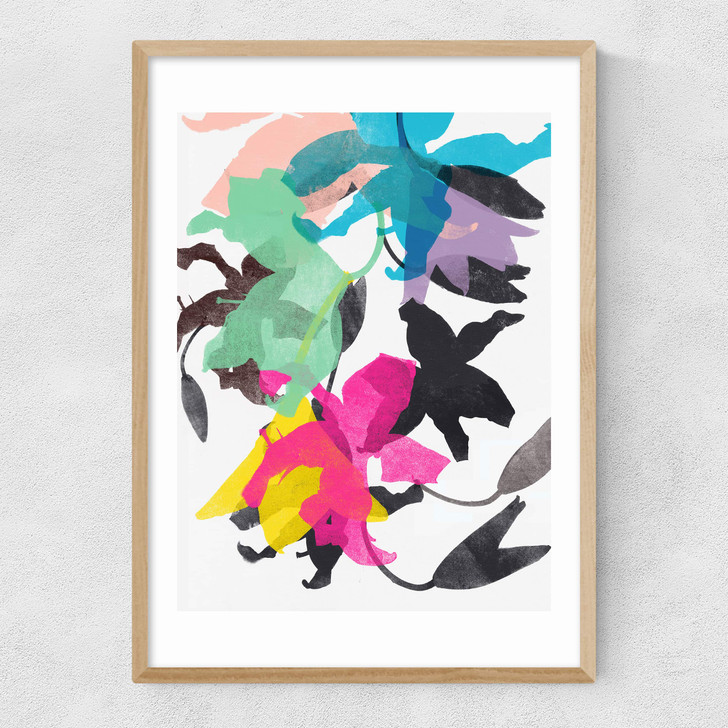 Lily I Narrow Oak Frame