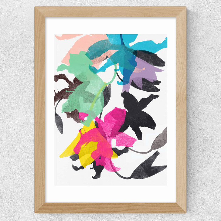 Lily I Wide Oak Frame