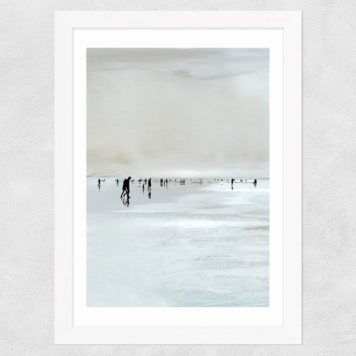 Beachy Wide White Frame