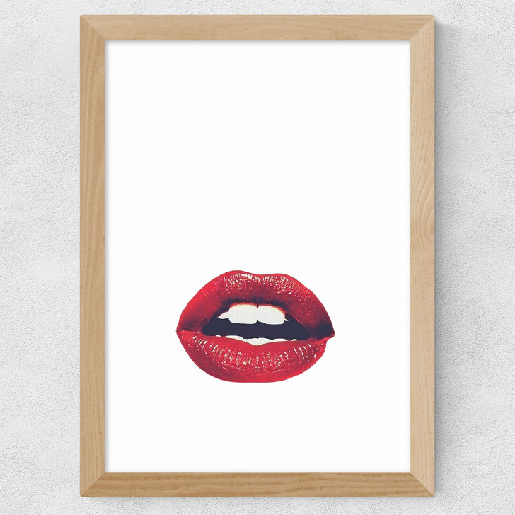 Lips Wide Oak Frame Lips Wide Oak Frame