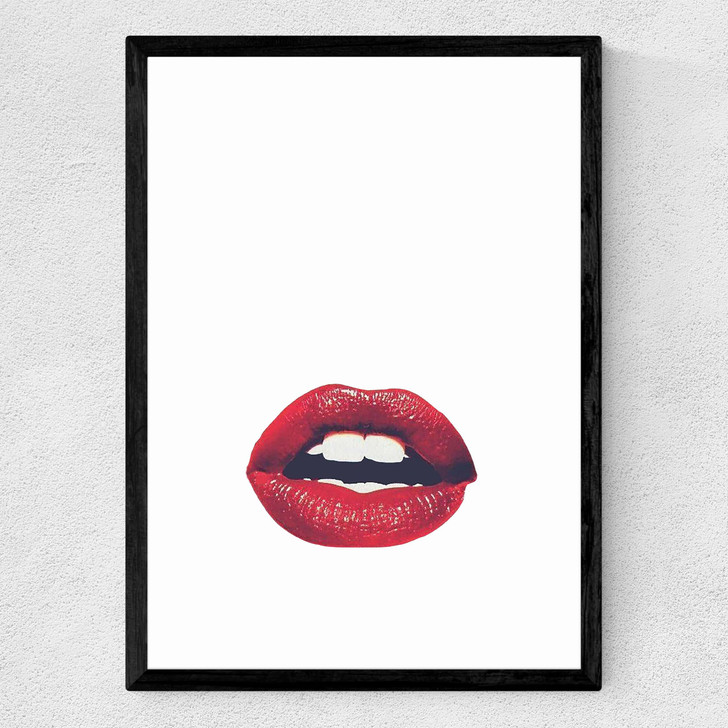Lips Medium Black Frame