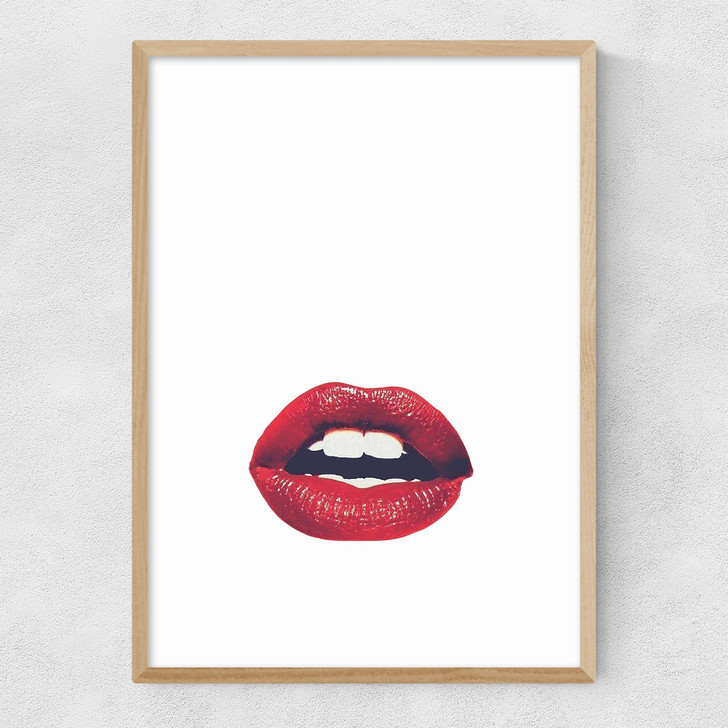 Lips Narrow Oak Frame