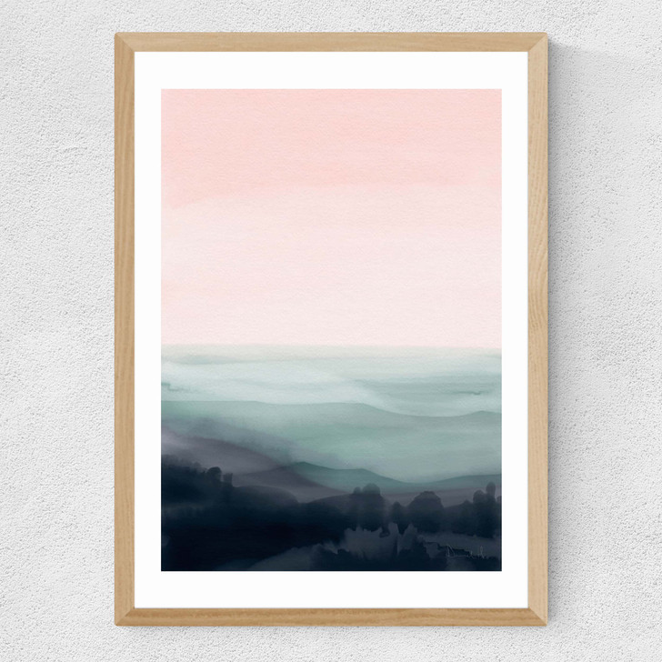 Morning by Dan Hobday Medium Oak Frame
