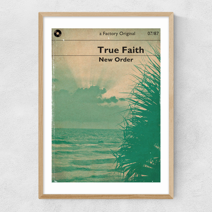 True Faith Narrow Oak Frame True Faith Narrow Oak Frame