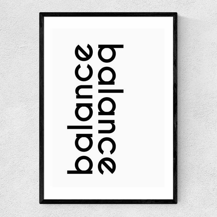 Balance by Inoui Narrow Black Frame