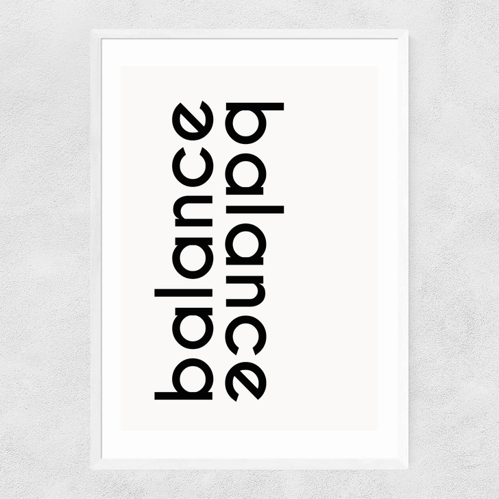Balance by Inoui Narrow White Frame