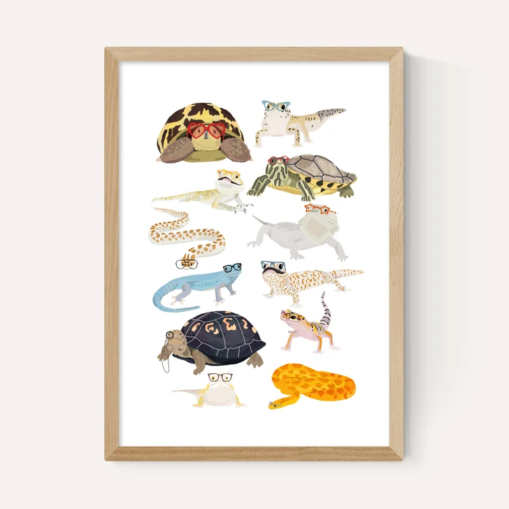 Reptiles in Glasses