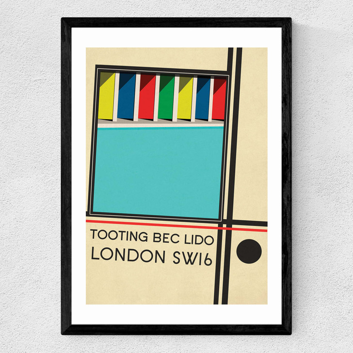 Tooting Bec Lido Medium Black Frame