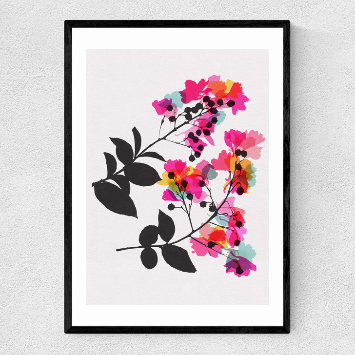 Myrtle 4 Narrow Black Frame