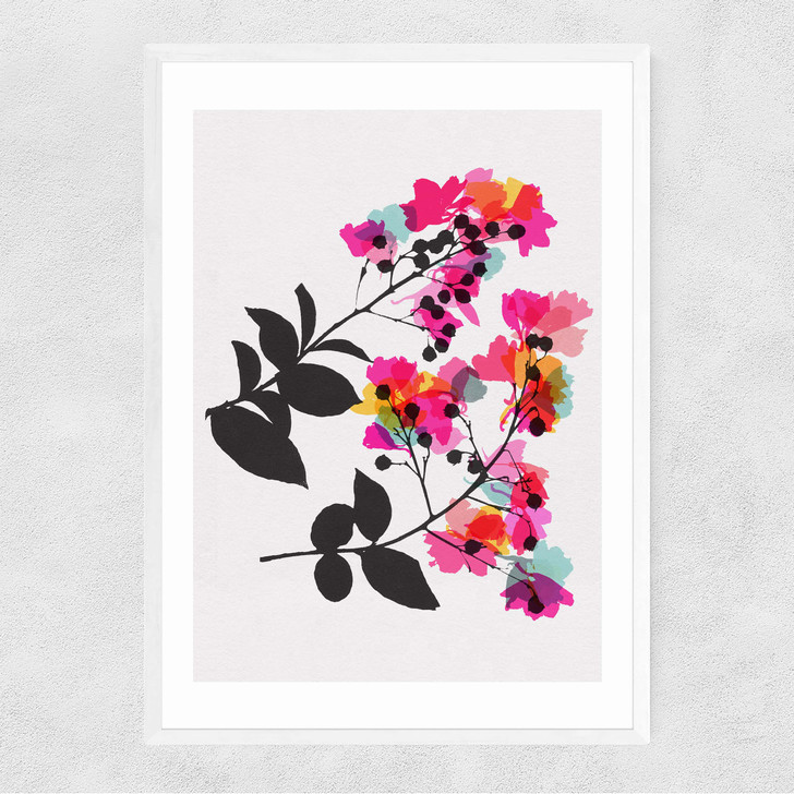 Myrtle 4 Narrow White Frame
