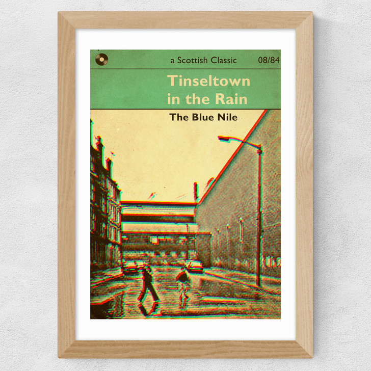 Tinseltown in the Rain Wide Oak Frame Tinseltown in the Rain Wide Oak Frame