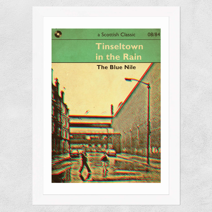 Tinseltown in the Rain Wide White Frame Tinseltown in the Rain Wide White Frame