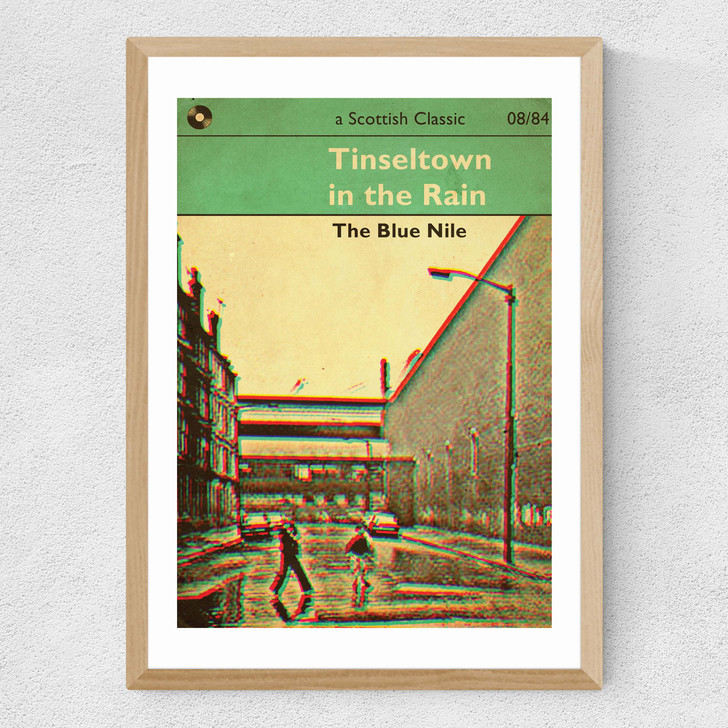 Tinseltown in the Rain Medium Oak Frame