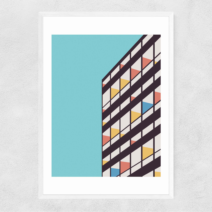 Corbusier Narrow White Frame