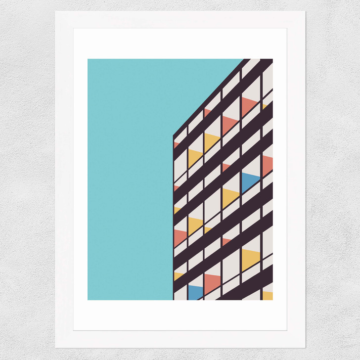 Corbusier Wide White Frame