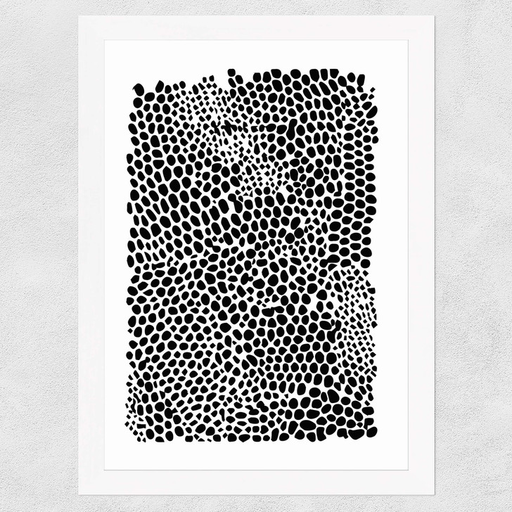 Snakeskin Wide White Frame Snakeskin Wide White Frame