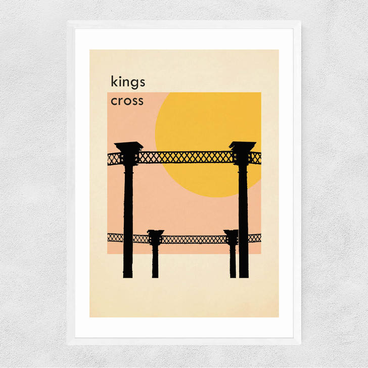 Kings Cross Narrow White Frame