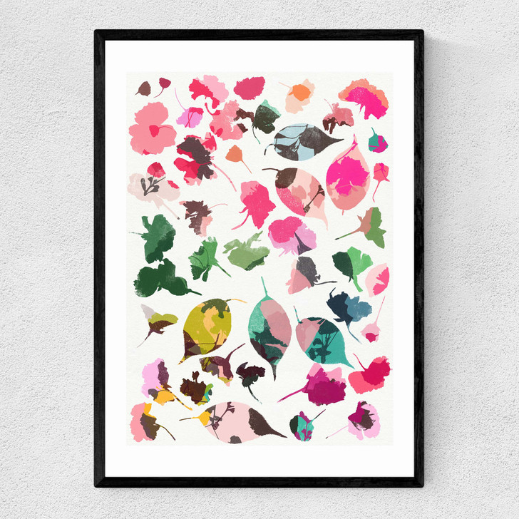 Cherry Blossoms 3 Narrow Black Frame Cherry Blossoms 3 Narrow Black Frame