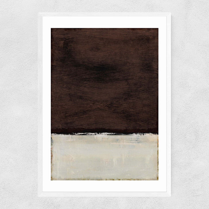 Night by Dan Hobday Narrow White Frame