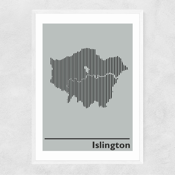 Islington Narrow White Frame