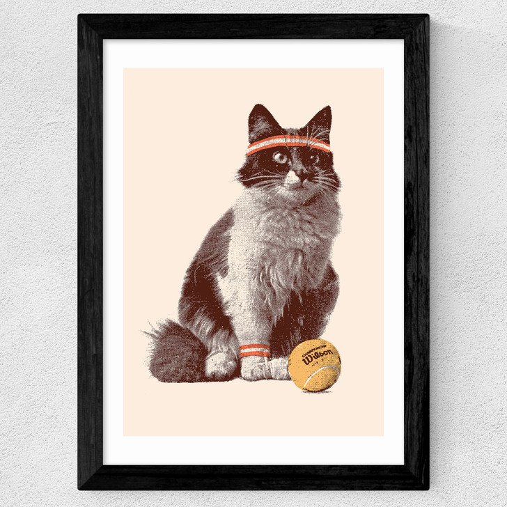 Chat Tennis Wide Black Frame Chat Tennis Wide Black Frame