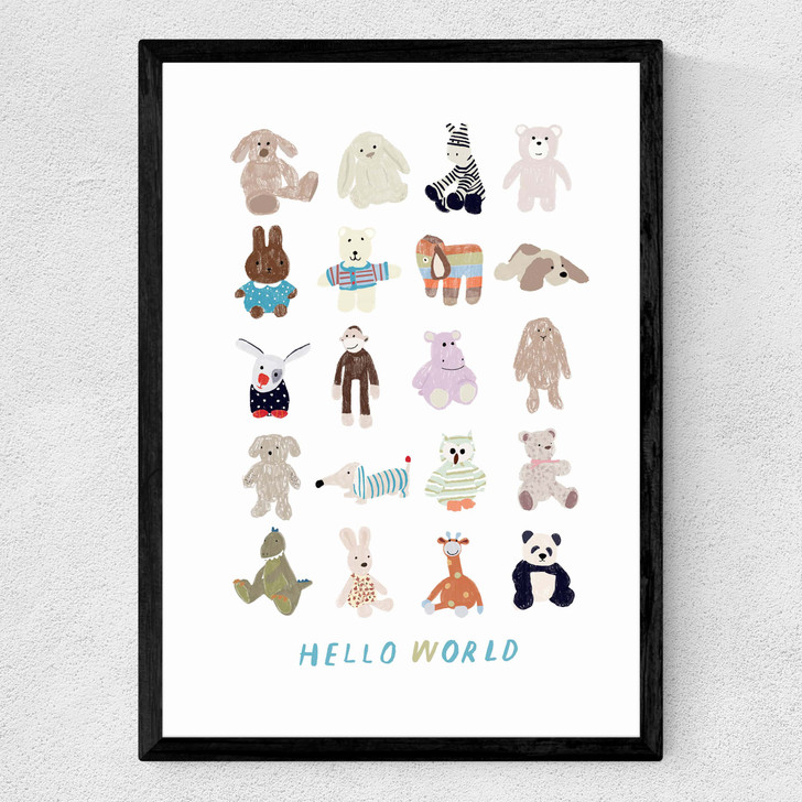 Cuddly Toys Medium Black Frame