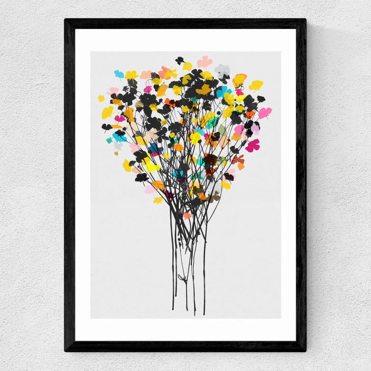 Buttercups 2 Medium Black Frame Buttercups 2 Medium Black Frame