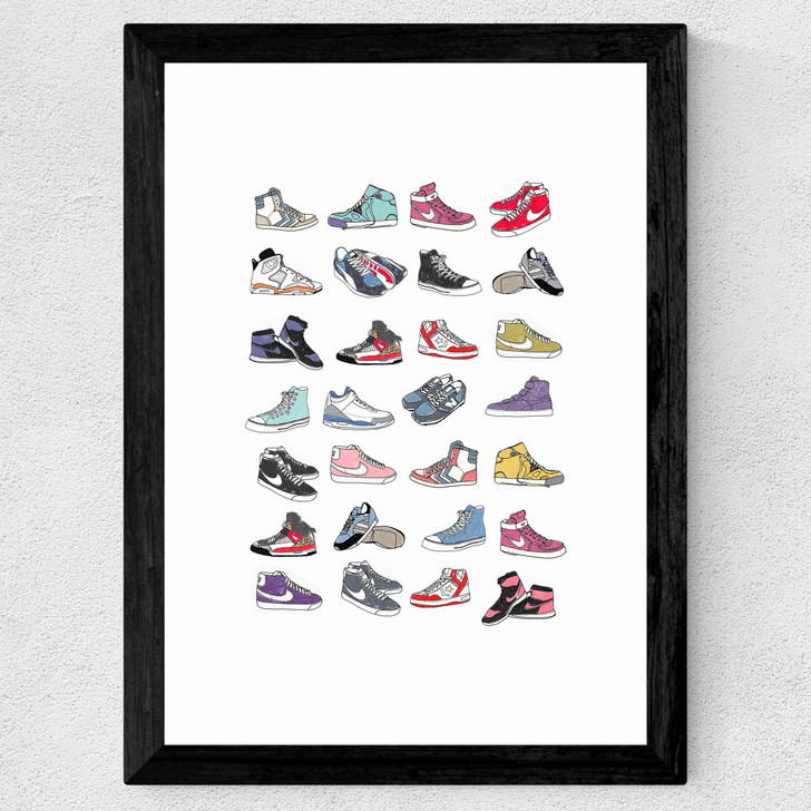 Trainers Wide Black Frame Trainers Wide Black Frame