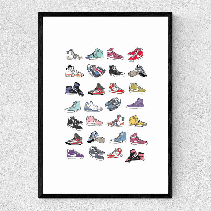 Trainers Narrow Black Frame