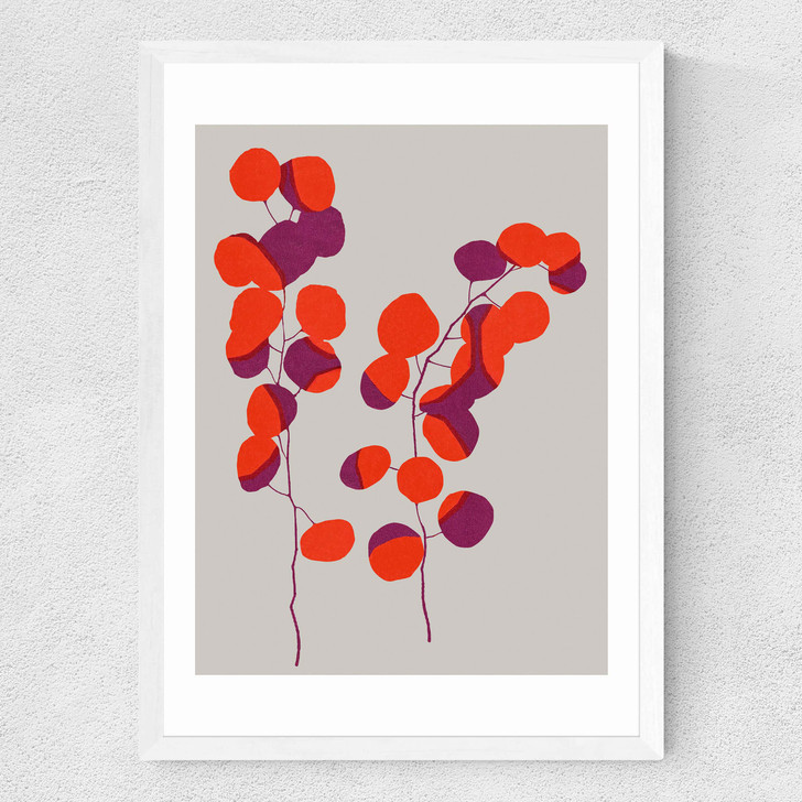 Silver Dollar Medium White Frame Silver Dollar Medium White Frame