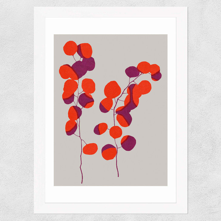 Silver Dollar Wide White Frame Silver Dollar Wide White Frame