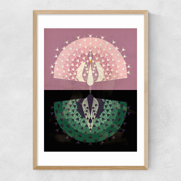 Peacock Narrow Oak Frame