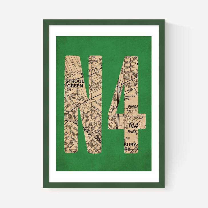 N4 Postcode Map