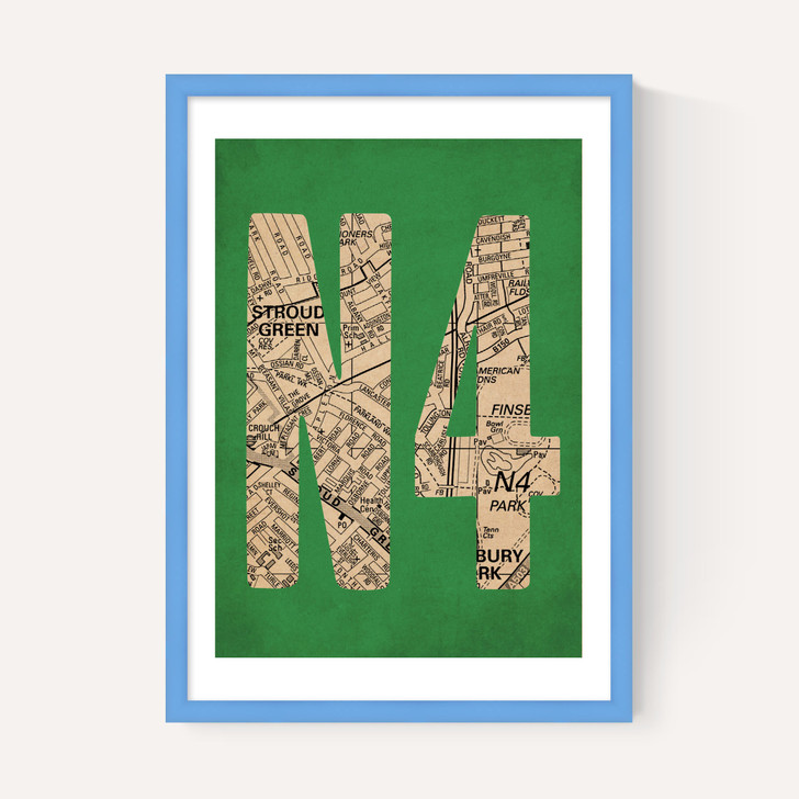 N4 Postcode Map