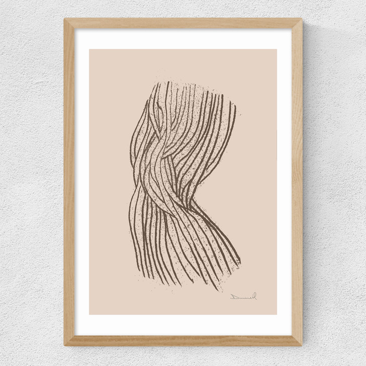 Twine Medium Oak Frame Twine Medium Oak Frame