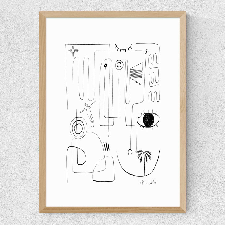 Eyes Have It Medium Oak Frame