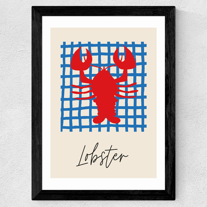 Lobster Wide Black Frame