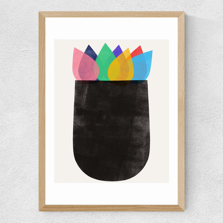 Ensemble Medium Oak Frame