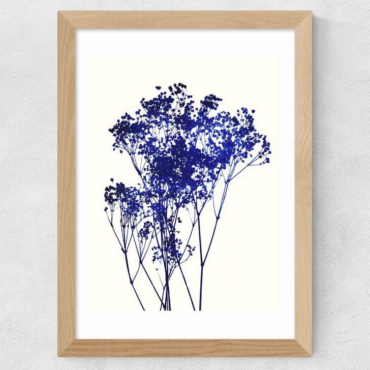 Baby's Breath Wide Oak Frame