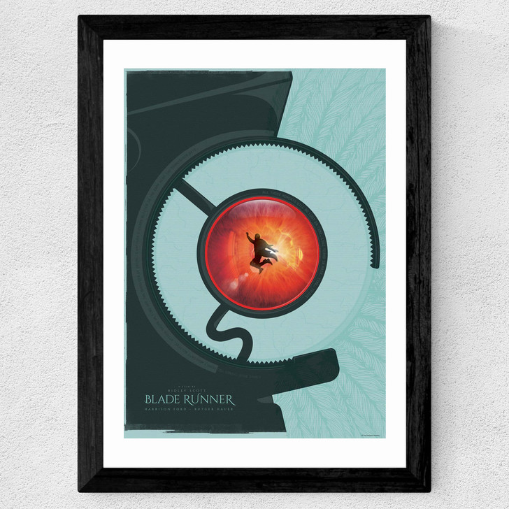Jump for Your Life - Blade Runner Wide Black Frame