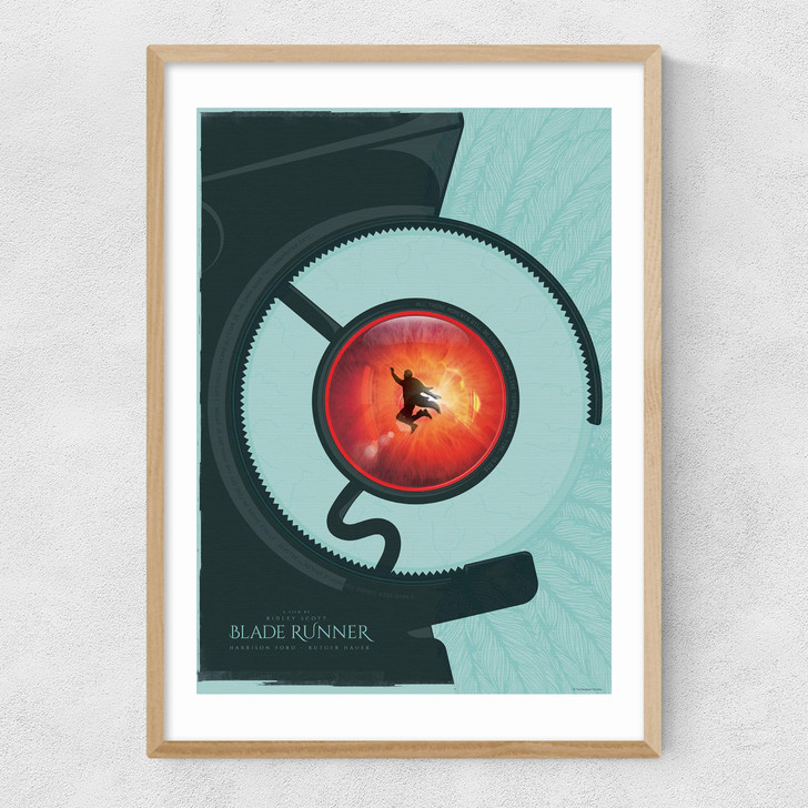 Jump for Your Life - Blade Runner Narrow Oak Frame