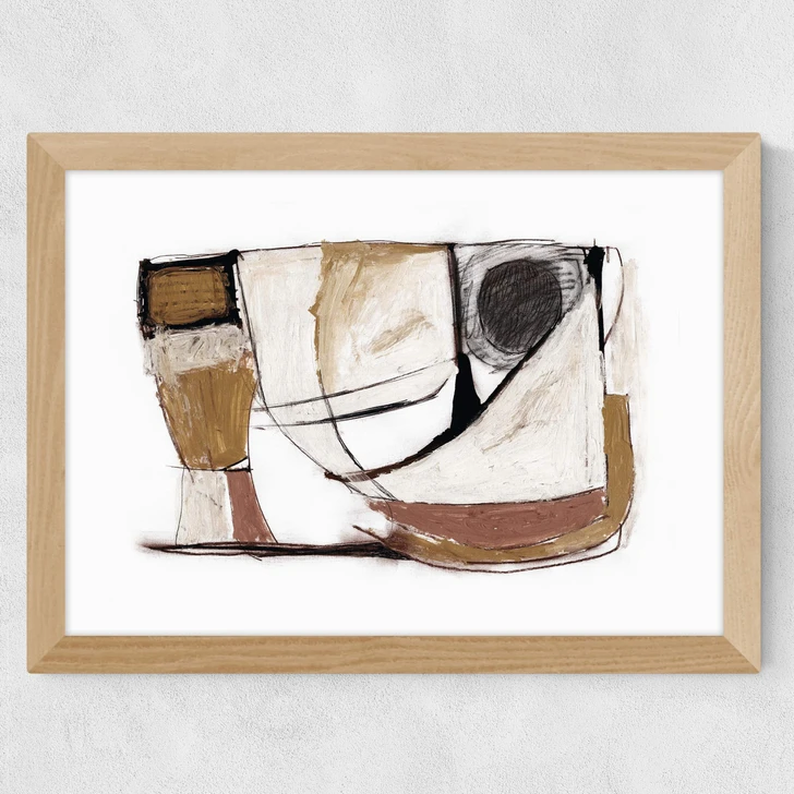 Mixed Media Wide Oak Frame